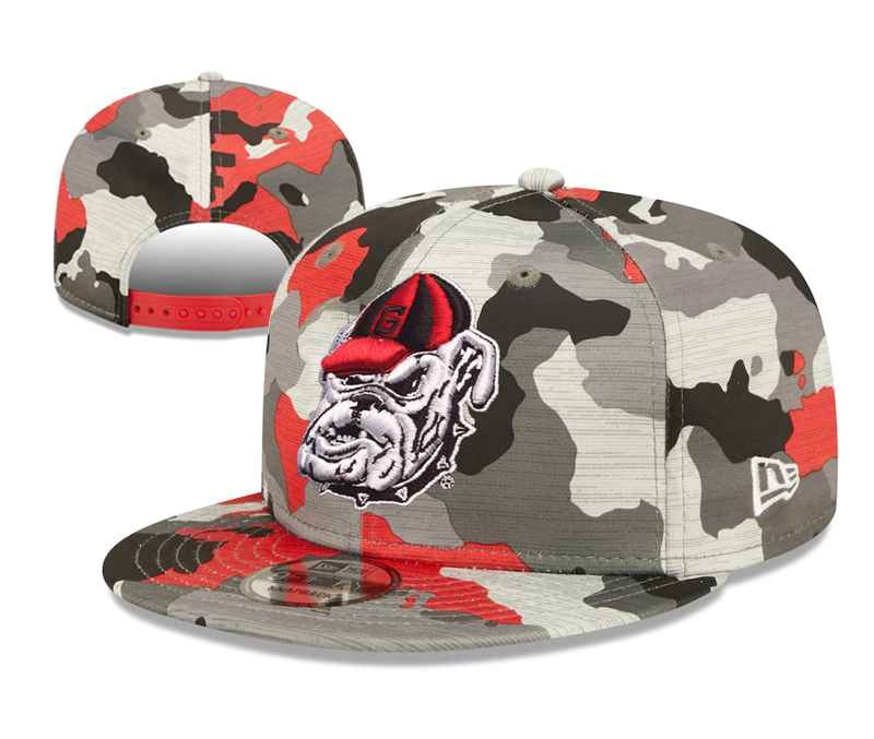 Georgia Bulldogs Stitched Snapback Hats 006